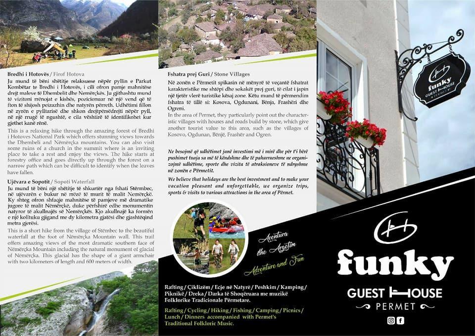 Funky Guest House & Adventures Permet Exterior photo